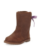 Corene Suede Boot, Chocolate, Toddler