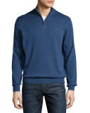 Classic Quarter-Zip Jersey Sweater