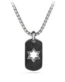 Star of David Tag Chain Necklace