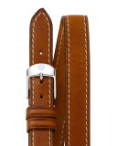 16mm Double-Wrap Leather Strap, Tan