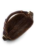 Santorini Large Raffia Shoulder Bag, Luggage
