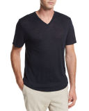 Gaskell Raw-Edge V-Neck T-Shirt