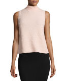 Sleeveless Pebbled Top