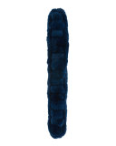 Rex Rabbit Fur Pompom Neck Warmer