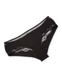 Jazztime Lace Boyshorts, Black