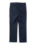 Straight-Leg Stretch Chino Pants, Size 2-7