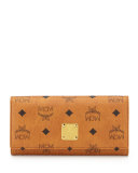 Heritage Line Large Tri-Fold Wallet, Cognac