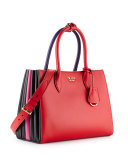 Bibliothèque Medium Colorblock Tote Bag