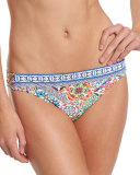 Greek Tiles Charmer Printed Swim Bottom
