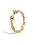 Classic Chain 18k Medium Diamond Macan Bracelet