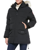 Solaris Fur-Hood Parka Coat