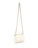 Pandora Box Mini Chain Shoulder Bag, Ivory