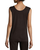 Melange Long Knit Tank