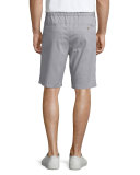 Mateo Silk-Blend Shorts, Alloy