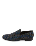 Sloane Men's Diamond-Print Loafer