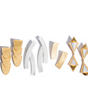 Heraldry Row 24k Gold-Plated Bronze Earrings