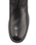 Lorraine Weatherproof Leather Bootie, Black