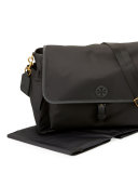 Scout Messenger Diaper Bag, Black