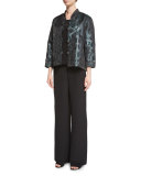 Animal Ice Jacquard Boxy Jacket 