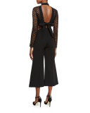 Mack Layered Flare-Leg Jumpsuit