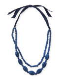 Legna Long Beaded Necklace