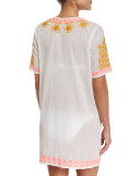 Keramas Embroidered Coverup Dress