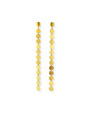 Lush 24k Gold Single Drop Earrings