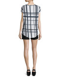 Mason Mid-Rise Shorts, Black