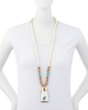 Maono Beaded Pendant Necklace, 36"
