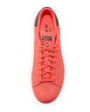 Men's Stan Smith Suede Sneaker w/Ice Outsole, Red