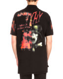 Heavy Metal Logo-Print Polo Shirt