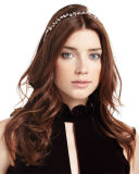 Vera Crystal Leaf Circlet Headband