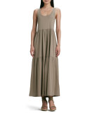 Tiered Long Tank Dress, Petite