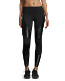 Forge Contrast-Panel Sport Leggings