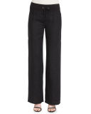 Organic Linen Wide-Leg Pants