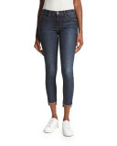 Le Skinny de Jeanne Stagger Raw-Hem Jeans, Perry Street