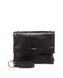 Sugar Mini Lambskin Shoulder Bag, Black