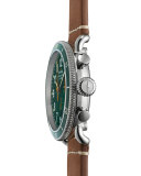 47mm Runwell Sport Chronograph Watch, Brown/Green 