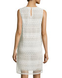 Pearl Goddess Crochet Coverup Dress