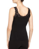 Aspire Lace-Trim Jersey Tank