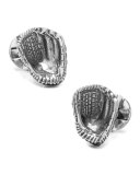 Sterling Silver Baseball Glove Cuff Links