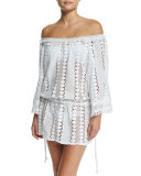 Tabitha Off-the-Shoulder Lace Coverup