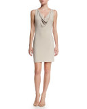 Sleeveless V-Neck Crisscross-Back Dress 