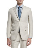 Two-Piece Cotton Suit, Beige