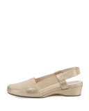Kamillie Patent Demi-Wedge Pump