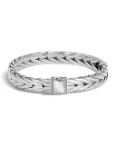 Men's Medium Classic Chain Sterling Silver Cuff Bracelet