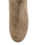 Deyissa Suede Ankle Boot, Taupe