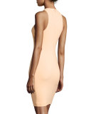 Kenna Sleeveless Sheath Dress, Tangerine