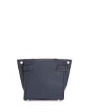Attica Mini Chain Satchel Bag, Navy
