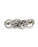 Pave Crystal Ribbon Bracelet